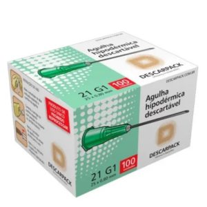 AGULHA DESC. 25 X 8 C/100 UND - DESCARPACK