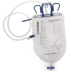 BOLSA COLETO URINA SISTEMA FECHADO 2000ML - SOLIDOR