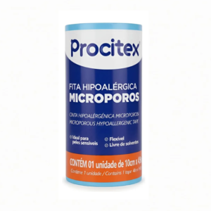 FITA MICROPOROSA 10CMX4.5M BRANCA PROCITEX - CREMER