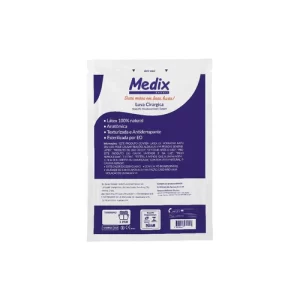 LUVA CIR LATEX C/PO MEDIX TAM 8.0 PAR - MEDIX