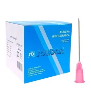 AGULHA DESCARTAVEL 40 X 12 C/100 UND - SOLIDOR