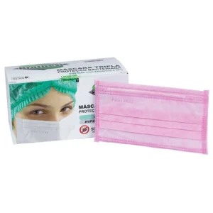MASCARA TRIPLA ROSA C/50 UND - PROTDESC