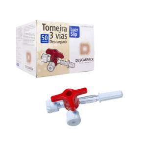 TORNEIRA 3 VIAS LUER LOCK - DESCARPACK