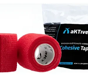 FITA ELASTICA AUTO ADERENTE - VERMELHO - AKTIVE