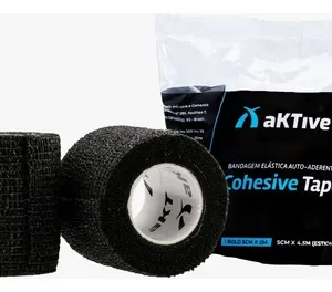 FITA ELASTICA AUTO ADERENTE - PRETO - AKITIVE
