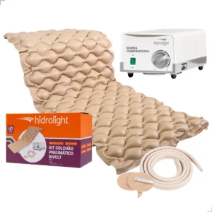 COLCHAO PNEUMATICO ANTI-ESCARAS COMPLETO BIVOLT - HIDROLIGTH