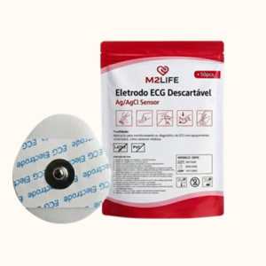 ELETRODO ECG DESC C/50 UND ADULT/INF - M2LIFE