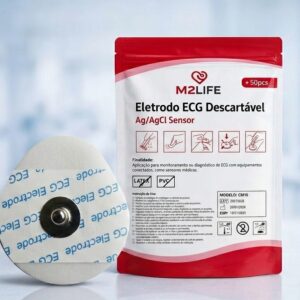ELETRODO ECG DESC C/50 UND ADULT/INF - M2LIFE